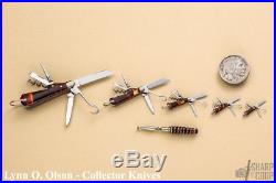 Yvon Vachon (Deceased) Matching Set of 5 Miniature Knives 1 of 1 Made