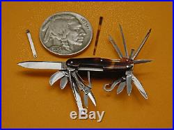 Yvon Vachon (Deceased) Miniature 15/16 Knife with18 Functions 1 of 1 Made