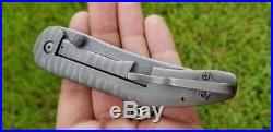 Zero Knives (Ram Maramba) KAVEH MINOR Folding Titanium Knife 154CM Rare EDC