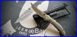 Zero Knives (Ram Maramba) KAVEH MINOR Folding Titanium Knife 154CM Rare EDC