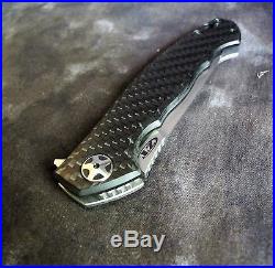 Zero Tolerance (ZT) 0452CF Tactical Folding Knife withTitanium & Carbon Fiber, USA