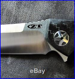 Zero Tolerance (ZT) 0454CF Folding Tactical Knife withTitanium & Carbon Fiber