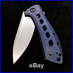 Zero Tolerance ZT0801TI Rexford design New BWL Blue Bronze ZT0801 0801