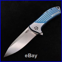 Zero Tolerance ZT801 Knife Rexford design Light Blue & Satin ZT0801 BWL Custom