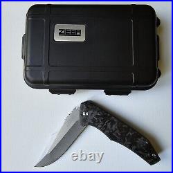 Zieba Bold Folding Knife M390 Manual Flipper
