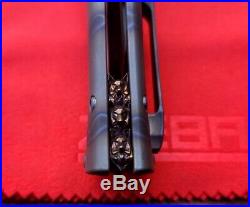 Zieba Knives Custom S5 Mini Rare Vvilk 3 M390 Snake Titanium + Bead USA