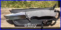 Zieba Knives S1 Frame Lock Flipper Bronzed, Copper Hdwr. 2017 Blade Show Ltd. Ed