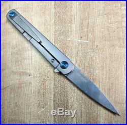 Zieba MS3 Manhattan Special Knife, AEBL HRC-61 Steel Limited Edition, New
